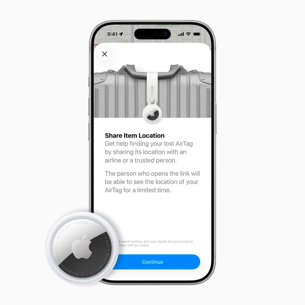 Apple AirTag (2nd Generation) - 4 Pack: Tracker for Keychain, Wallet, and More; Locator with Sound; Simple One-Tap Setup with iPhone or iPad; Key Finder with up to 1.5X Precision Finding Range*