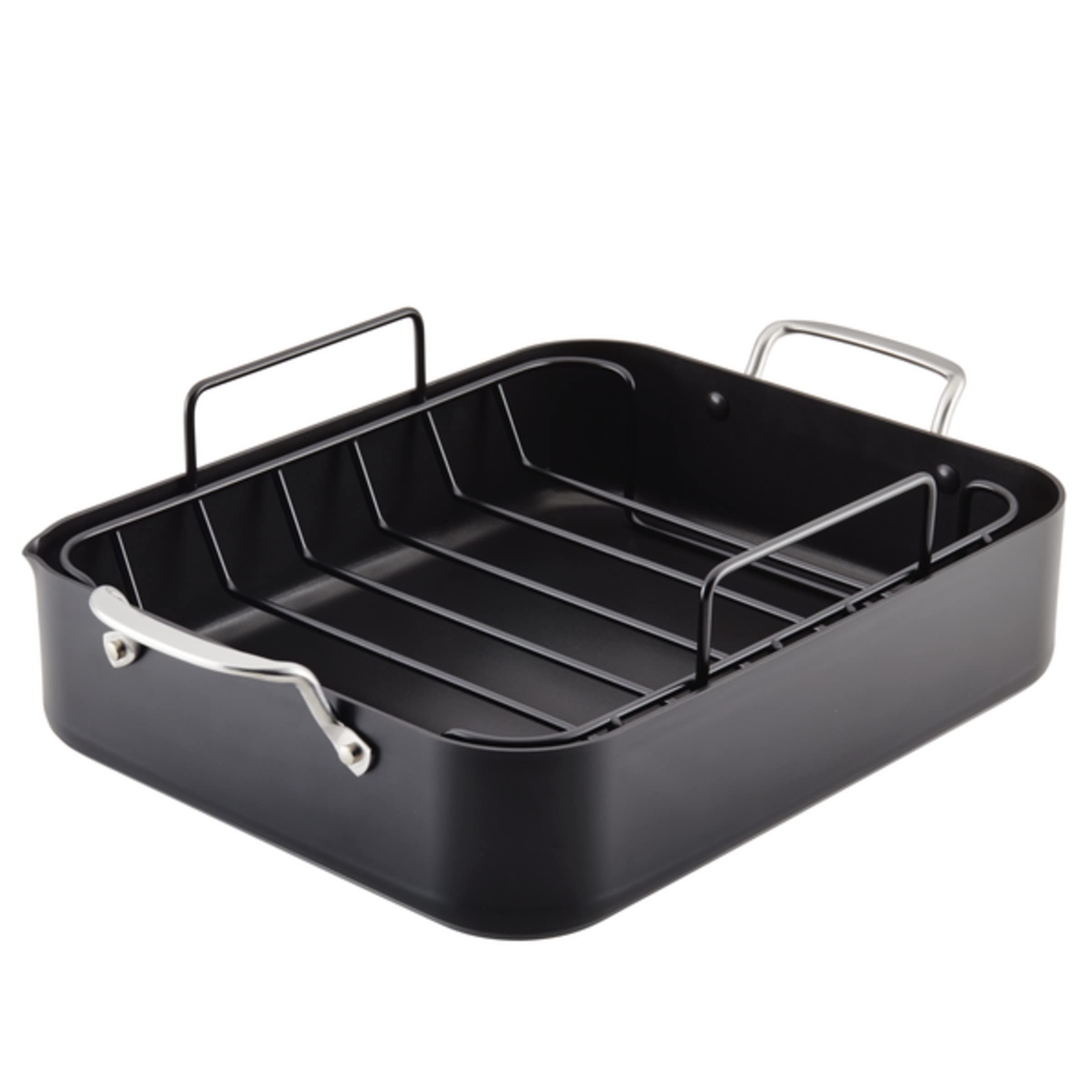 KitchenAid Hard-Anodized Induction Nonstick Cookware Pots and Pans Set, 10-Piece, Matte Black
