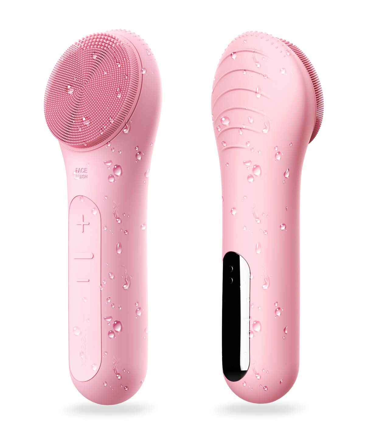 NågraCoola CLIE Facial Cleansing Brush, Waterproof and Rechargeable Face Scrub Brush for Men & Women, Cleansing, Exfoliating and Massaging, Electric Face Scrubber - Blue