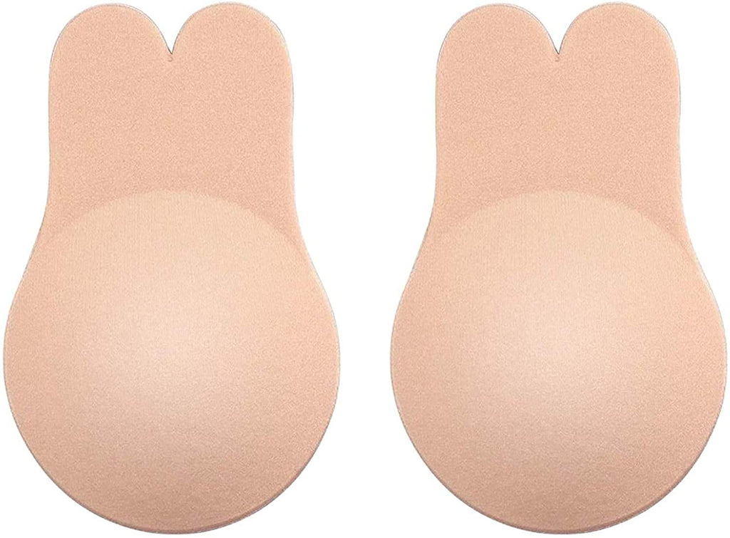 Breast Lift Nipple Covers,Adhesive Bra Instant Breast Lift Silicone Covers Pasties Tape 2 Pairs