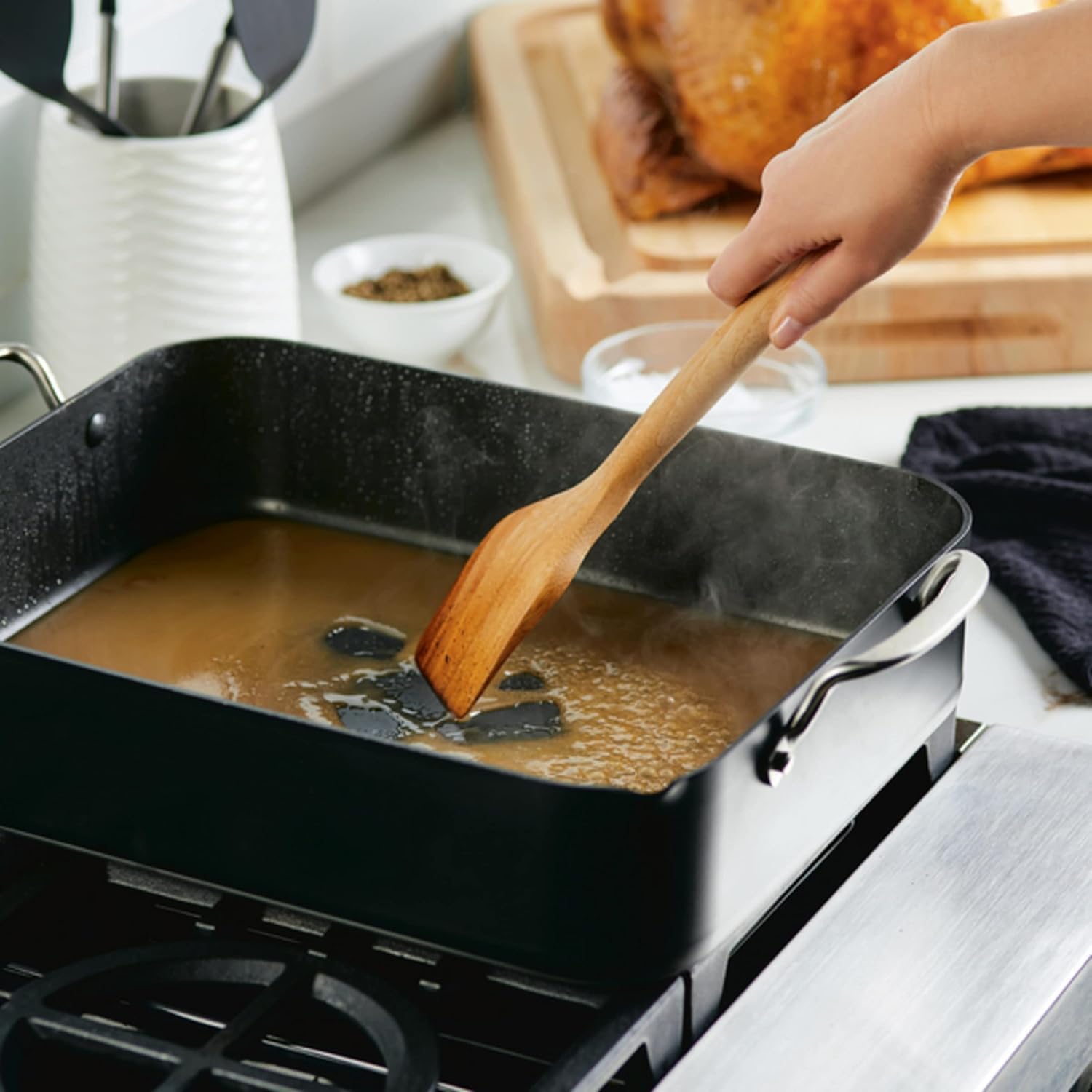KitchenAid Hard-Anodized Induction Nonstick Cookware Pots and Pans Set, 10-Piece, Matte Black