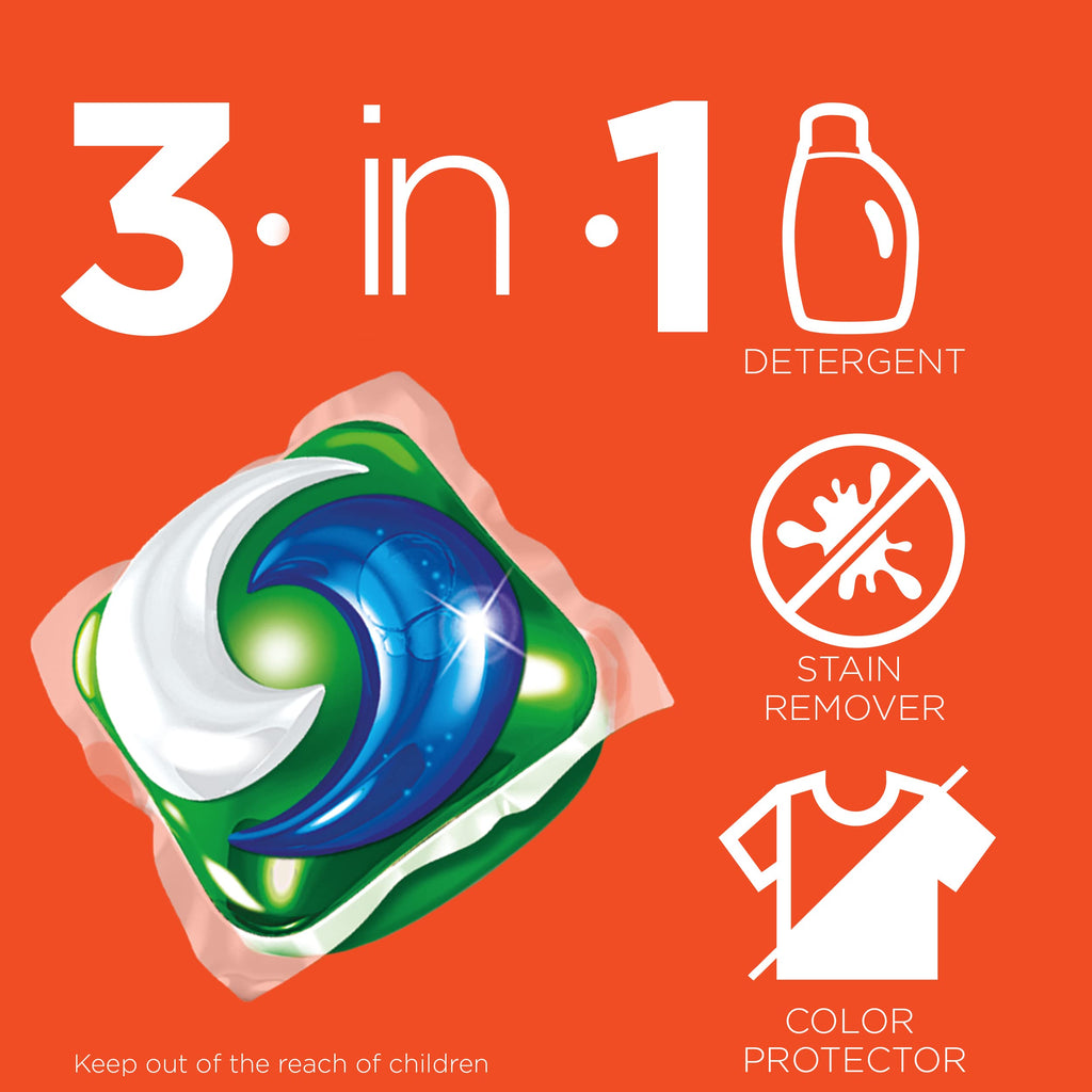 Tide 4-in-1 Ultra Oxi PODS Laundry Detergent Pacs, 85 Count, HE Compatible, Built in Pre-treater for Stains