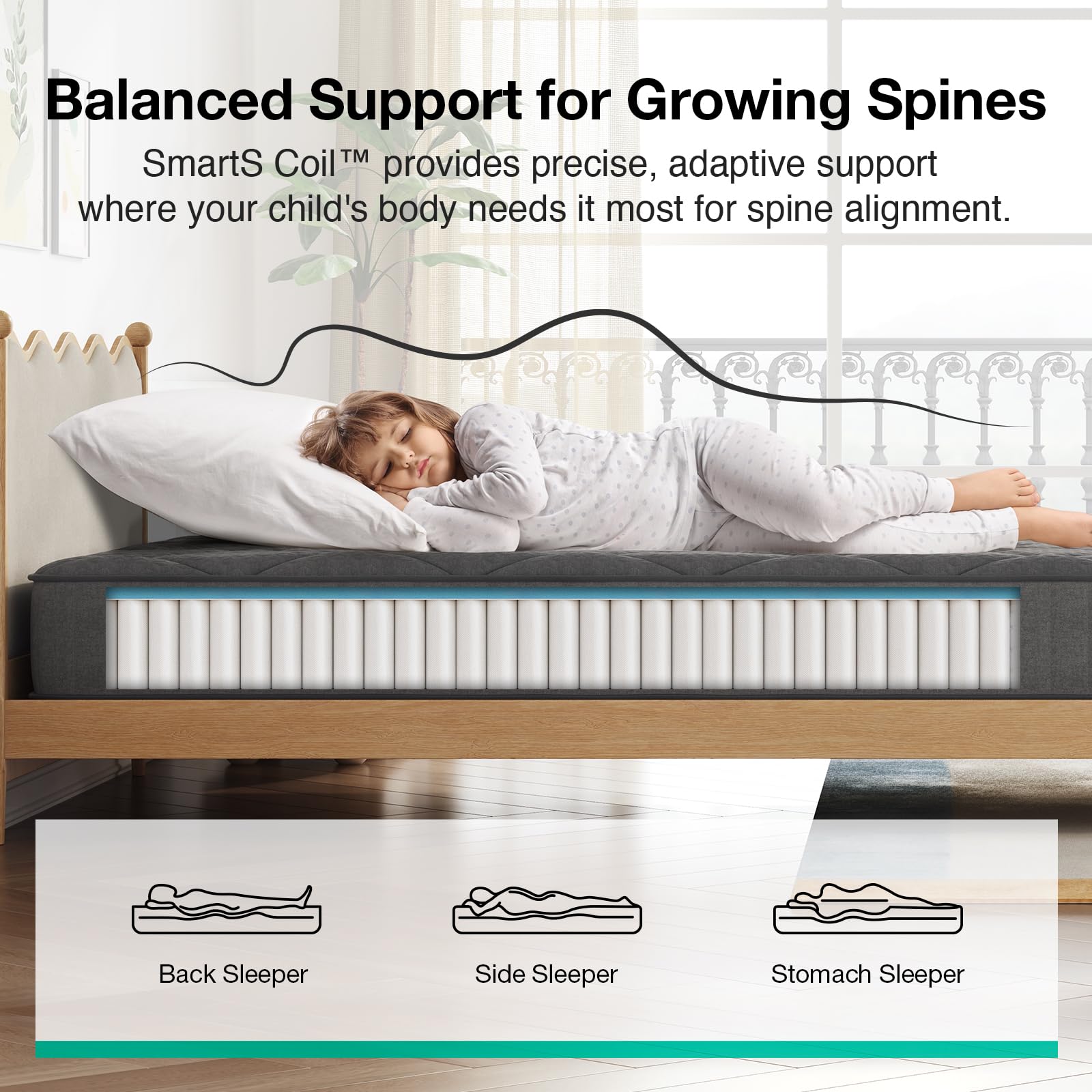 Novilla 14 Inch Queen Size Mattress,Hybrid Queen Mattress with Gel Memory Foam, Cool-to-Touch Nylon Blend & Pocketed Coils for Adaptive Body Support & Motion Isolation CertiPUR-US Certified