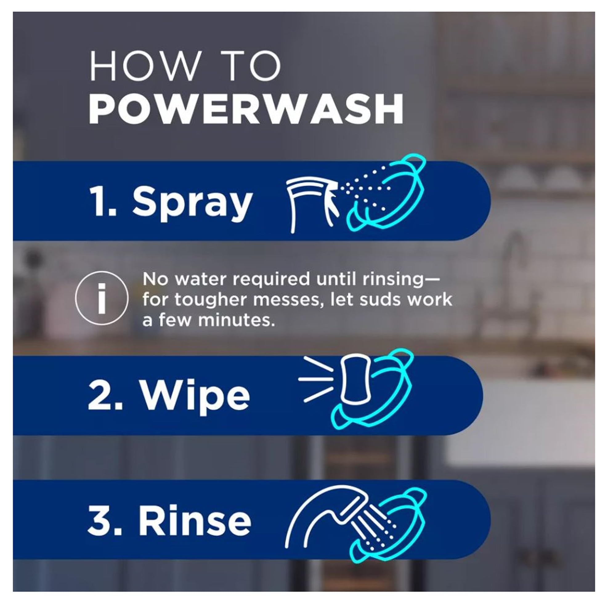 Dawn Powerwash Spray, Dish Soap, Dishwashing Liquid, Fresh, 1 Starter Kit + 3 Refills, 4x16 Fl Oz