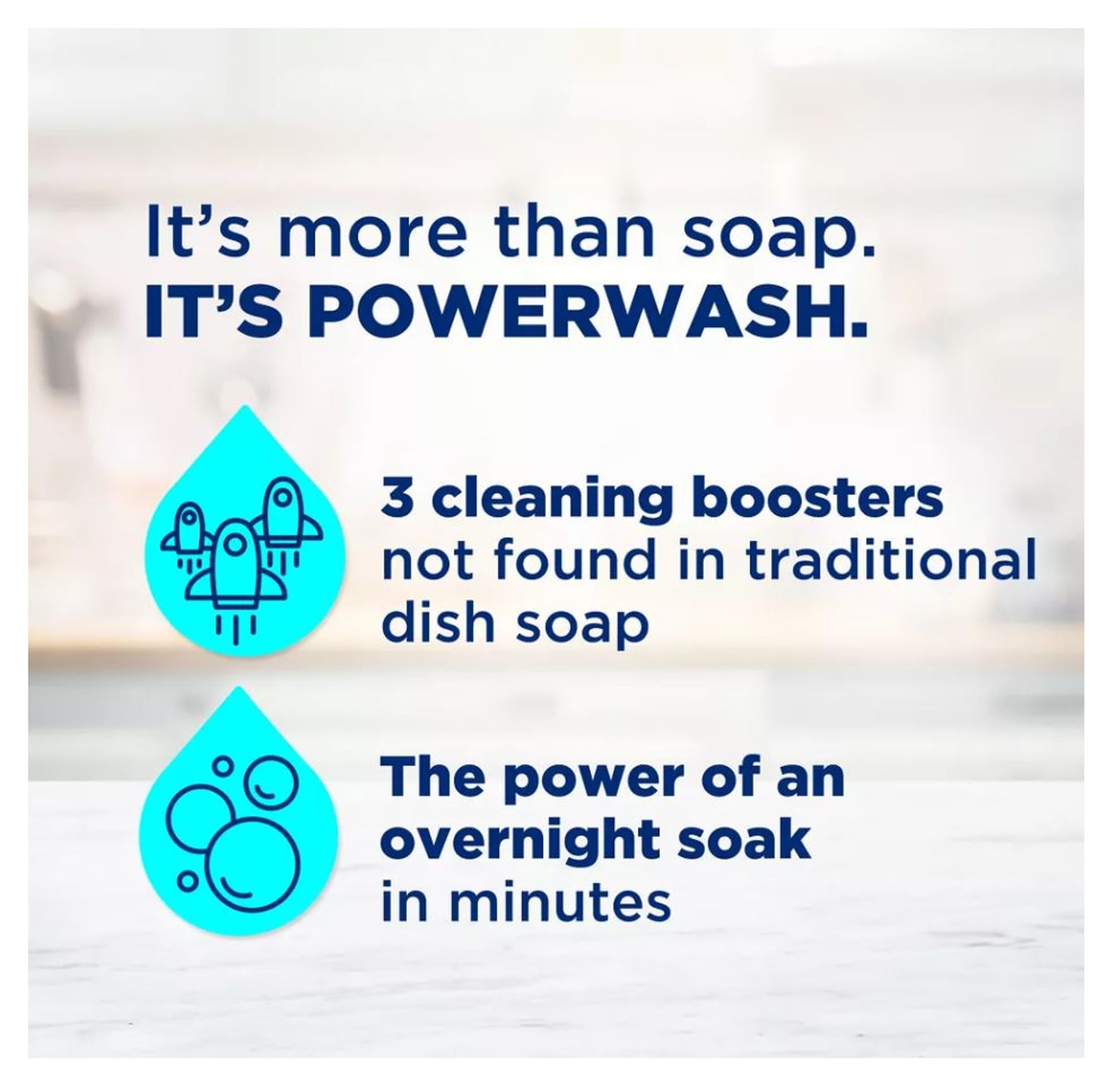 Dawn Powerwash Spray, Dish Soap, Dishwashing Liquid, Fresh, 1 Starter Kit + 3 Refills, 4x16 Fl Oz