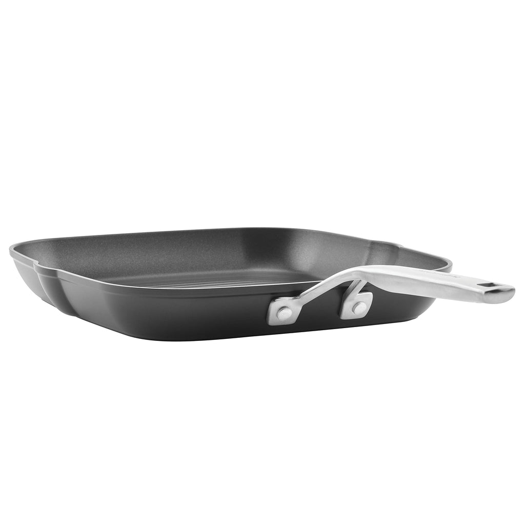 KitchenAid Hard-Anodized Induction Nonstick Cookware Pots and Pans Set, 10-Piece, Matte Black