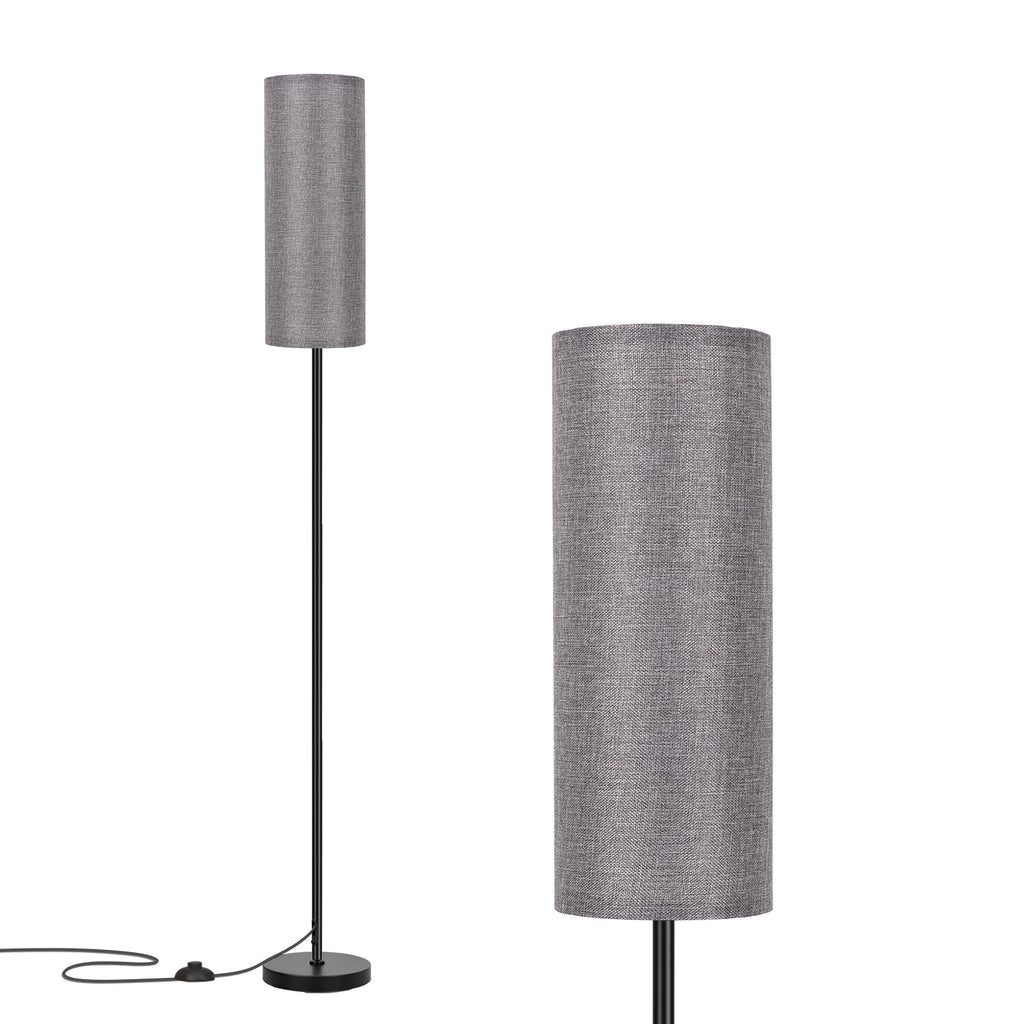 FRIDEKO HOME 2 Pack Floor Lamps for Living Room, Dimmable Colors Temperature & Brightness, Modern Floor Lamp with Remote, Tall Standing Lamps for Living Room Bedroom Office, Beige Shade 9W Smart Bulb