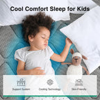 Novilla 14 Inch Queen Size Mattress,Hybrid Queen Mattress with Gel Memory Foam, Cool-to-Touch Nylon Blend & Pocketed Coils for Adaptive Body Support & Motion Isolation CertiPUR-US Certified
