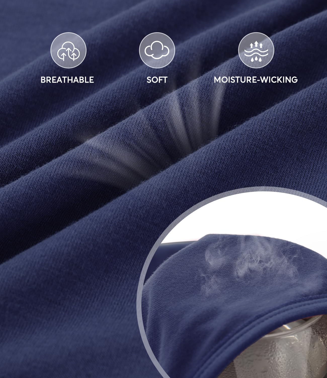 BAMBOO COOL Breathable Men's Underwear Modern Multipack Comfortsoft Moisture-Wicking Boxer Briefs 6 Pack