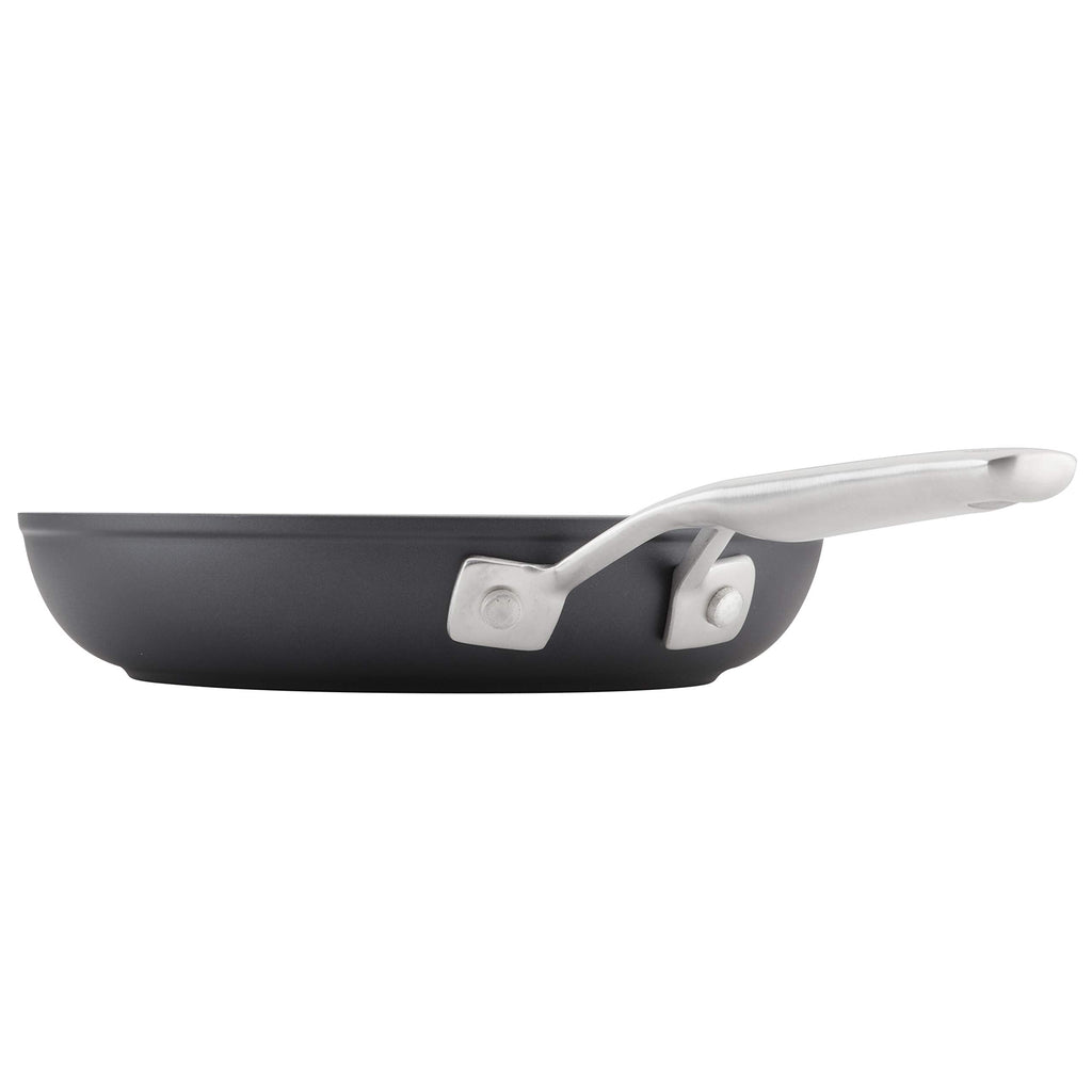 KitchenAid Hard-Anodized Induction Nonstick Cookware Pots and Pans Set, 10-Piece, Matte Black