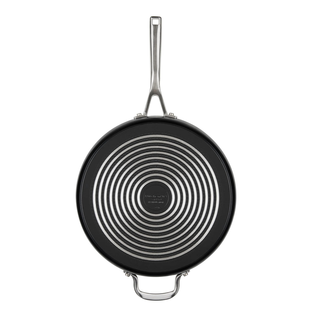 KitchenAid Hard-Anodized Induction Nonstick Cookware Pots and Pans Set, 10-Piece, Matte Black