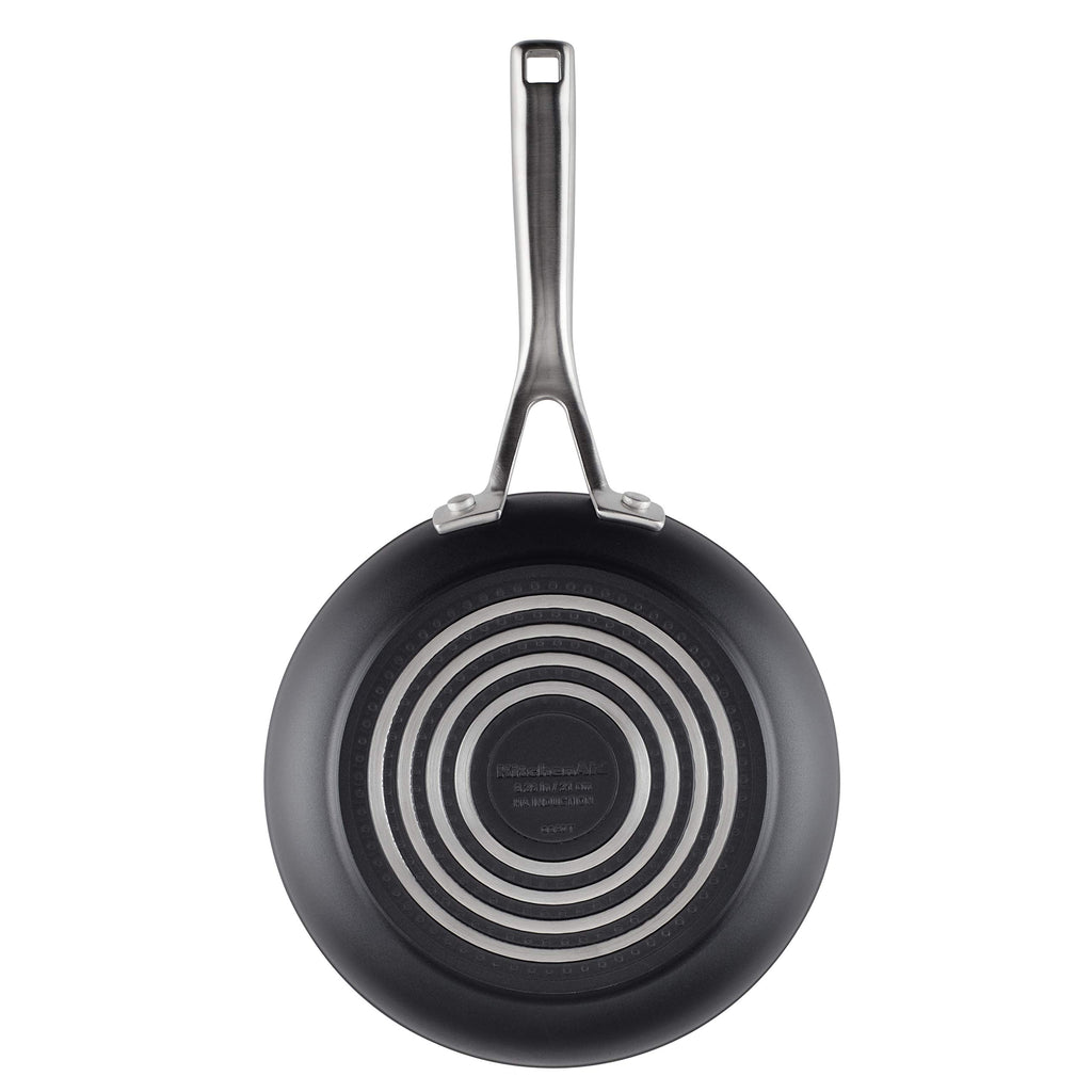 KitchenAid Hard-Anodized Induction Nonstick Cookware Pots and Pans Set, 10-Piece, Matte Black