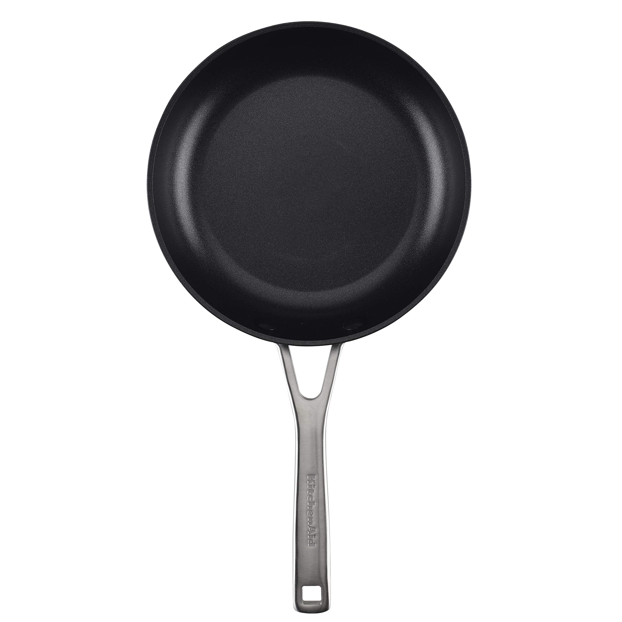 KitchenAid Hard-Anodized Induction Nonstick Cookware Pots and Pans Set, 10-Piece, Matte Black