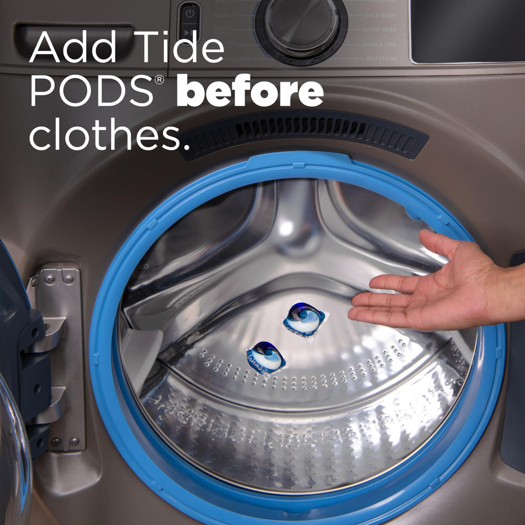 Tide 4-in-1 Ultra Oxi PODS Laundry Detergent Pacs, 85 Count, HE Compatible, Built in Pre-treater for Stains