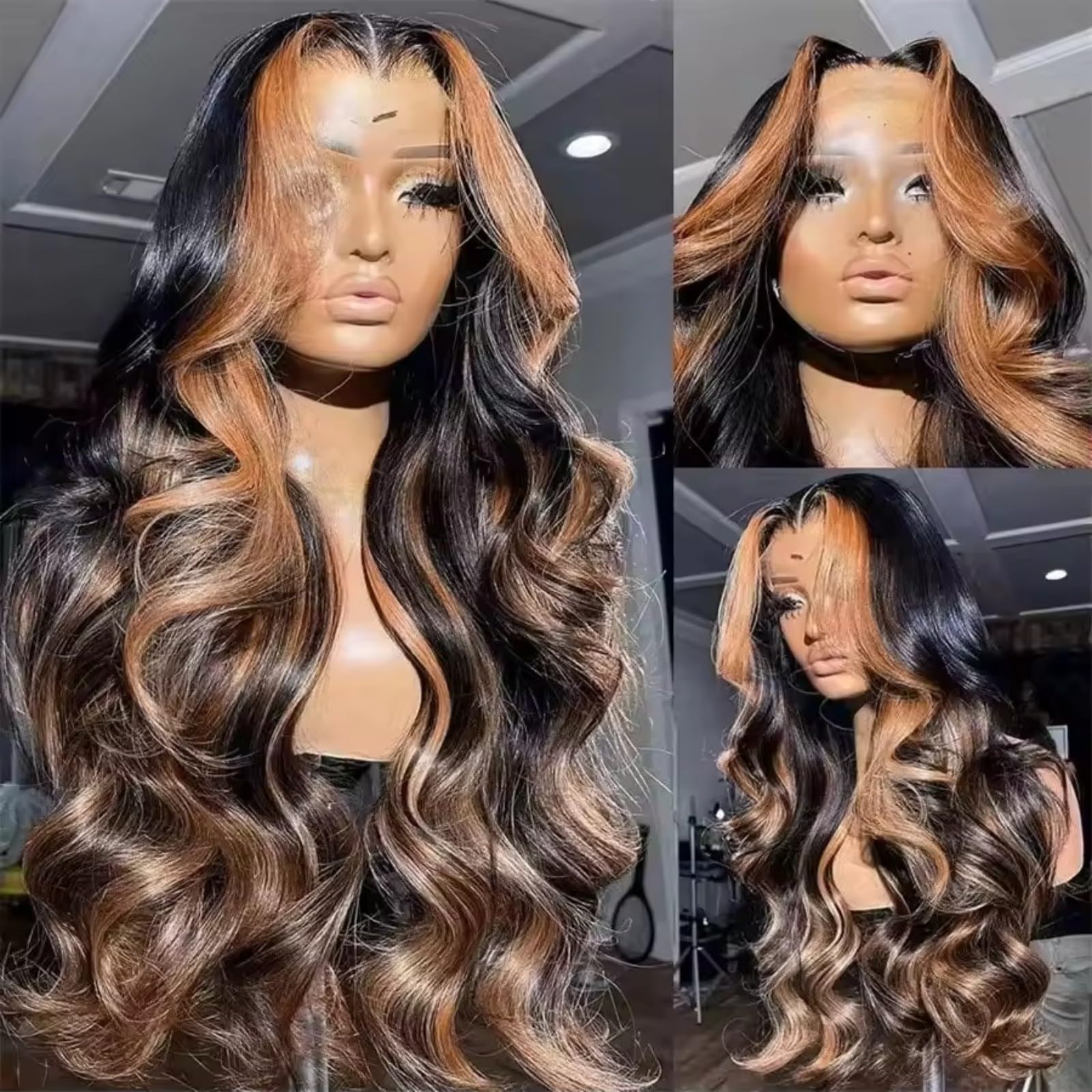 13x6 Lace Front Wigs Human Hair Pre Plucked 180 Density 26 Inch HD Body Wave Lace Front Wigs Human Hair 10A Frontal Wigs Human Hair wigs for Women Glueless Wigs Human Hair Pre Plucked Black wig