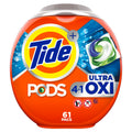 Tide 4-in-1 Ultra Oxi PODS Laundry Detergent Pacs, 85 Count, HE Compatible, Built in Pre-treater for Stains
