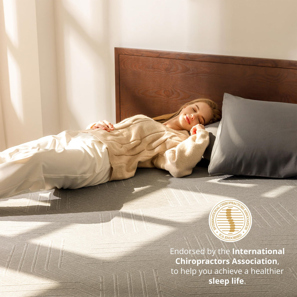 MLILY EGOHOME 14 Inch Queen Memory Foam Mattress for Back Pain, Cooling Copper Gel Bed in a Box, Foam Made in USA, CertiPUR-US Certified, Therapeutic Medium Firm, 60x80x14 Black